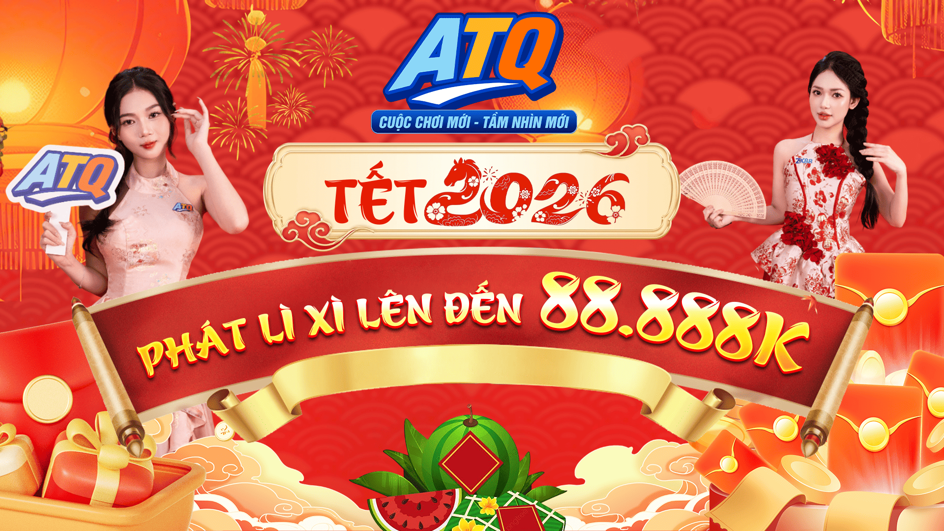 LIÊN MINH ATQ PHÁT LÌ XÌ LÊN ĐẾN 88.888K