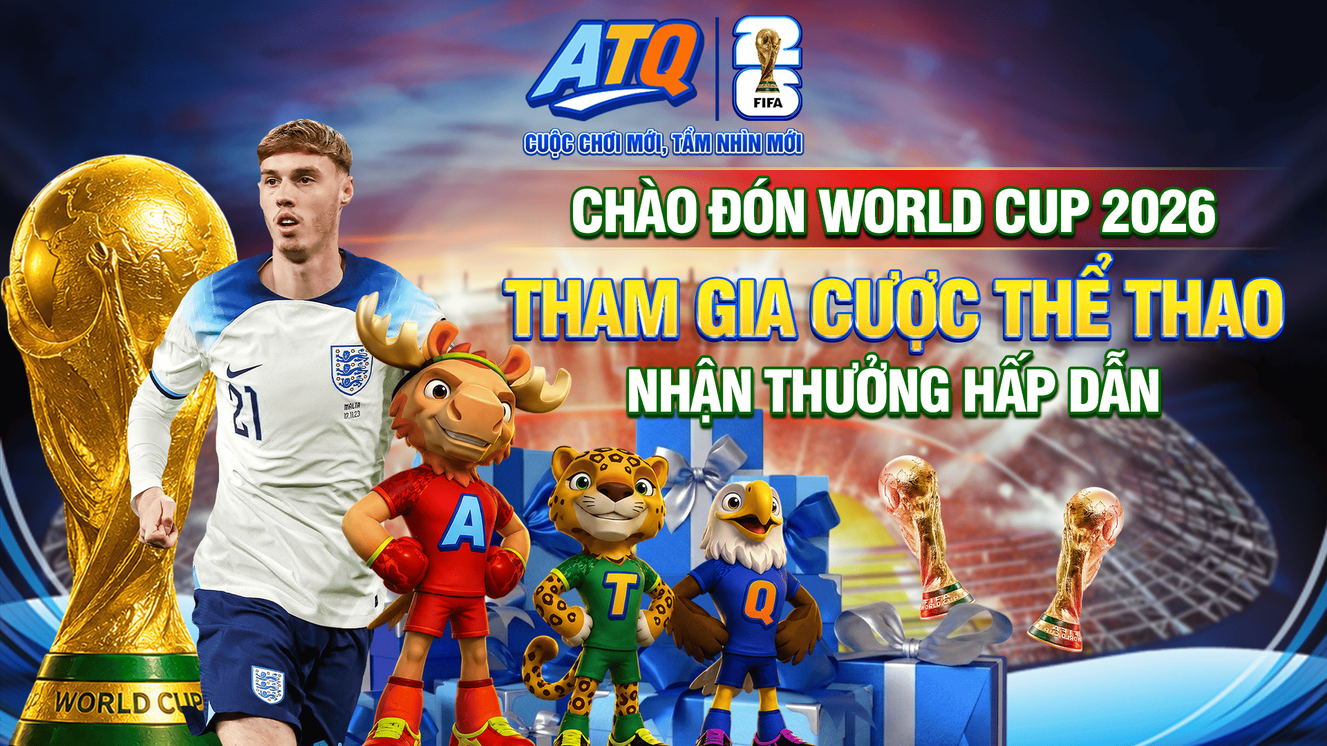 CƯỢC THỂ THAO TẠI ATQ, NHẬN QUÀ HẤP DẪN