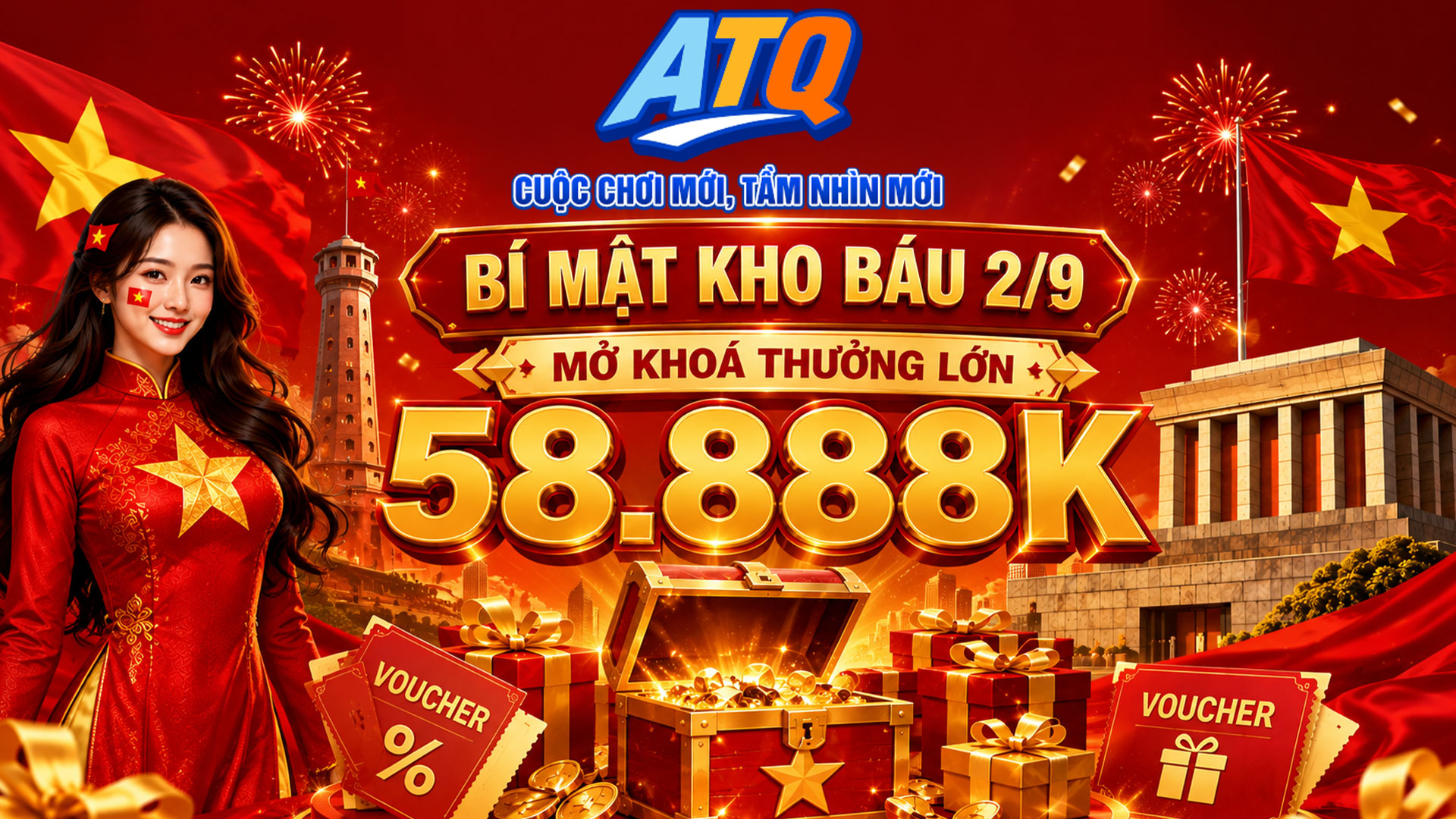 SỰ KIỆN 2/9 - BÍ MẬT KHO BÁU ÁTQ 